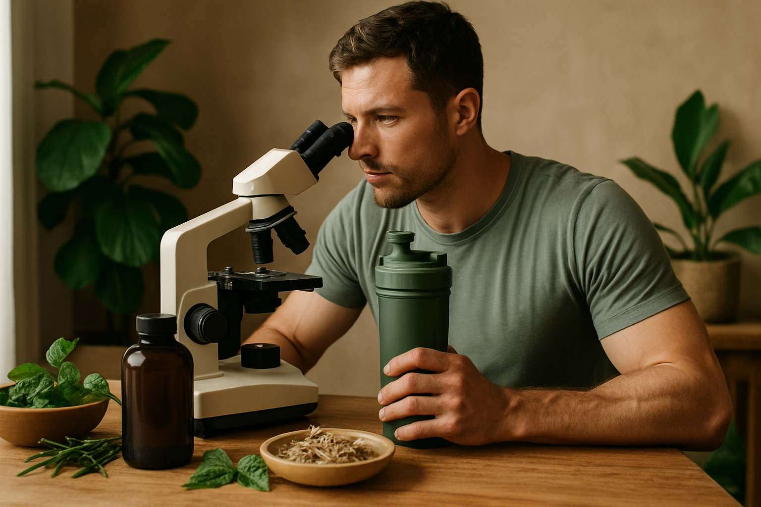 Sportler vergleicht verschiedene Pre-Workout Booster und plant Zyklus-Strategie